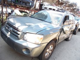 2006 TOYOTA HIGHLANDER GREEN 3.3L AT 2WD Z17844